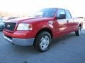 2004 Bright Red Ford F150 XLT SuperCab  photo #3