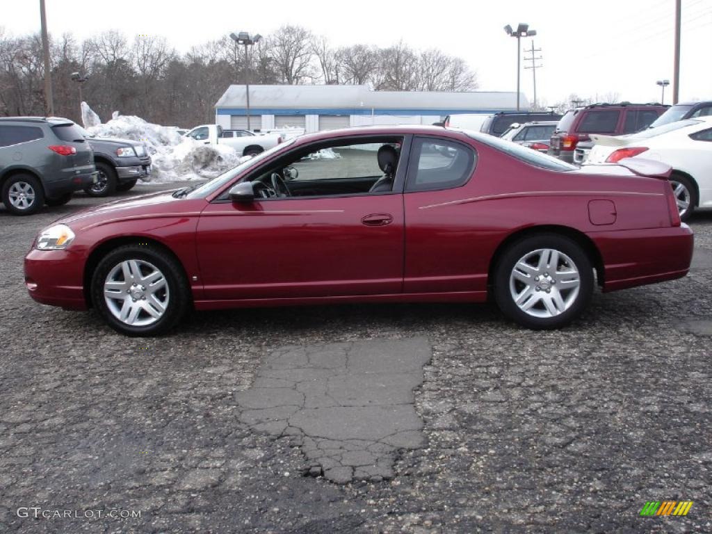 Red Jewel Tint Coat 2007 Chevrolet Monte Carlo LT Exterior Photo #44985322
