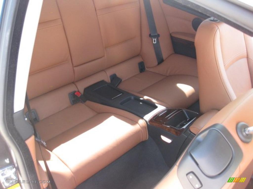 2008 3 Series 335i Coupe - Sparkling Graphite Metallic / Saddle Brown/Black photo #8