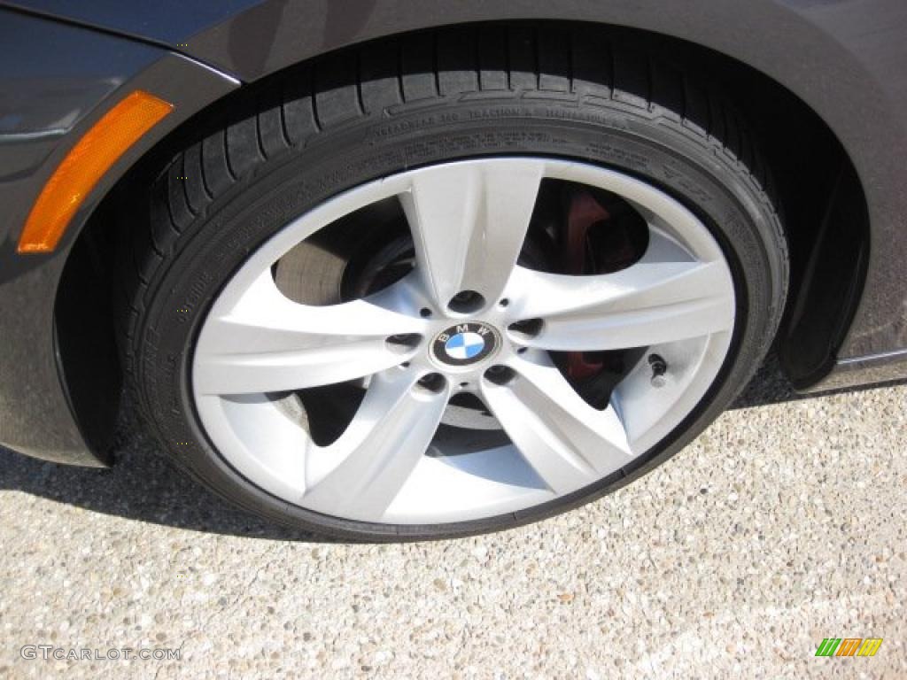 2008 3 Series 335i Coupe - Sparkling Graphite Metallic / Saddle Brown/Black photo #17