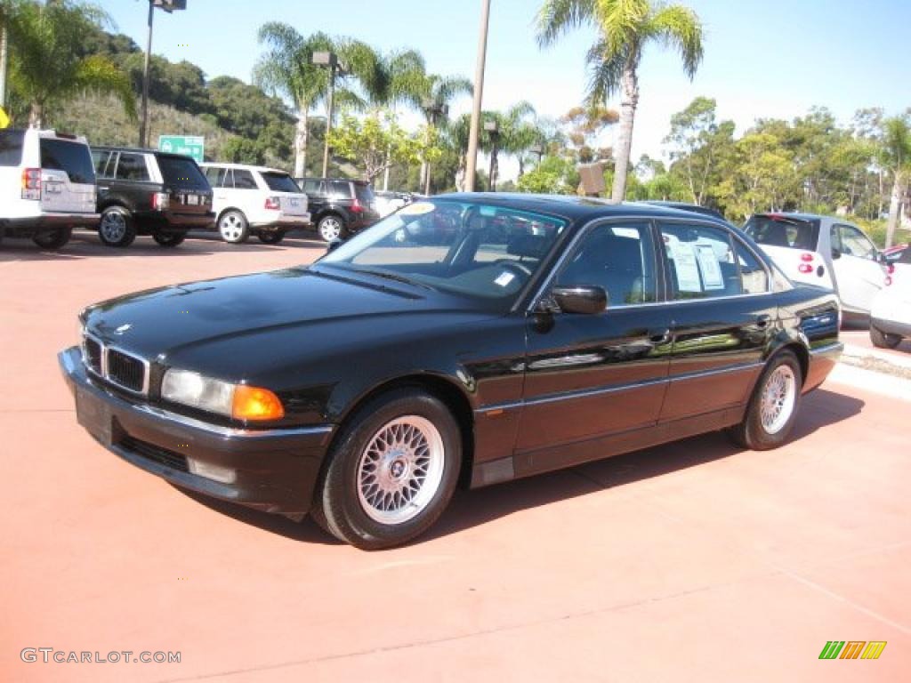 Black II 1998 BMW 7 Series 740iL Sedan Exterior Photo #44986410