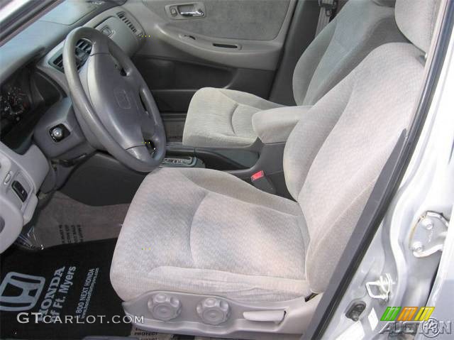2001 Accord LX Sedan - Satin Silver Metallic / Quartz Gray photo #55