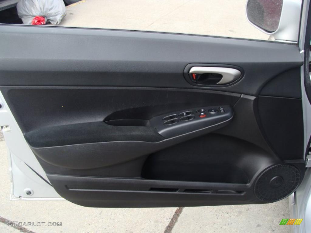 2009 Honda Civic LX-S Sedan Black Door Panel Photo #44988242