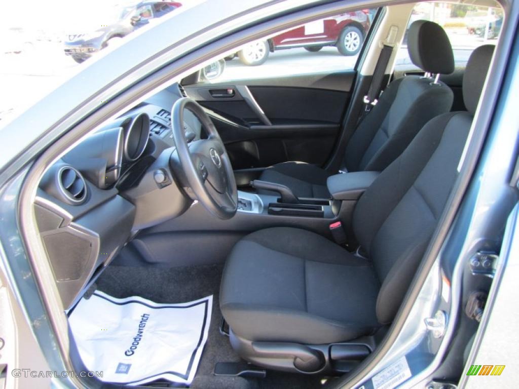Black Interior 2010 Mazda MAZDA3 i Touring 4 Door Photo #44990010