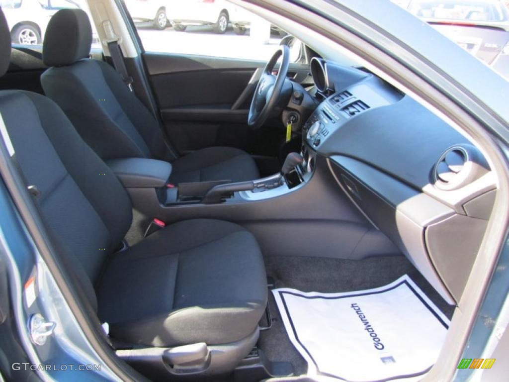 Black Interior 2010 Mazda MAZDA3 i Touring 4 Door Photo #44990074