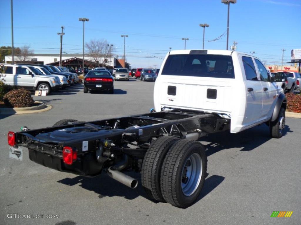 Bright White 2011 Dodge Ram 5500 HD SLT Crew Cab 4x4 Chassis Exterior Photo #44990742