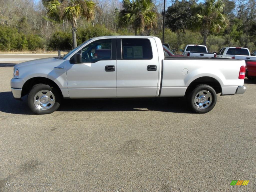 2006 F150 XLT SuperCrew - Silver Metallic / Medium/Dark Flint photo #2