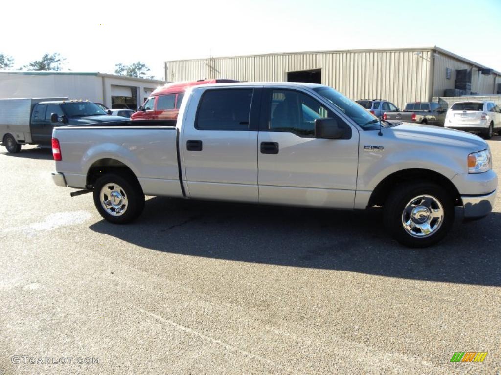 2006 F150 XLT SuperCrew - Silver Metallic / Medium/Dark Flint photo #12