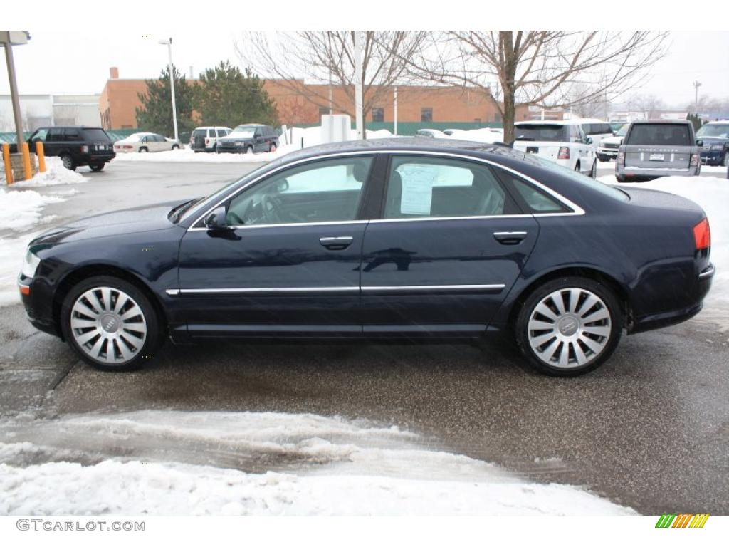 Night Blue Pearl 2005 Audi A8 4.2 quattro Exterior Photo #44991425