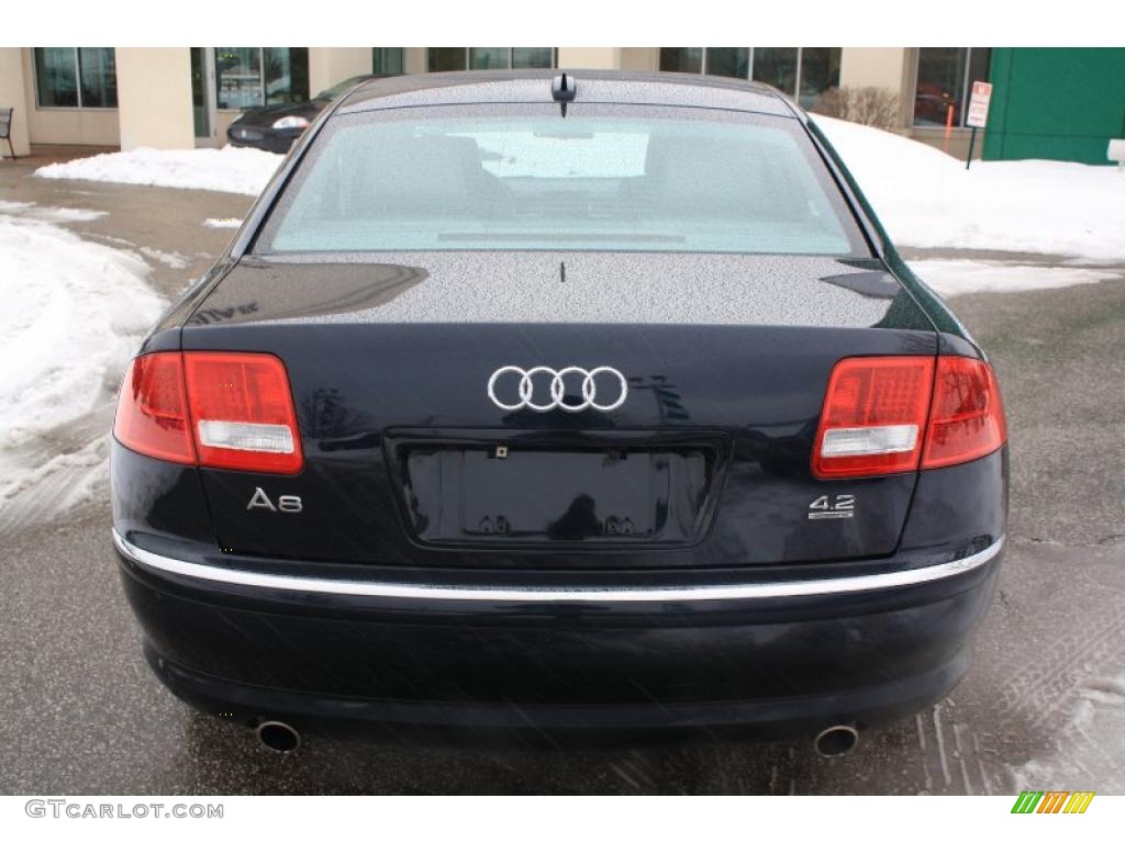 2005 A8 4.2 quattro - Night Blue Pearl / Beige photo #4