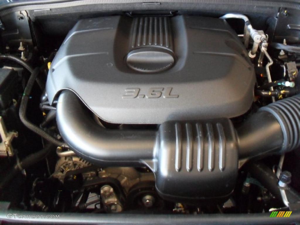 2011 Dodge Durango Crew 4x4 3.6 Liter DOHC 24-Valve VVT Pentastar V6 Engine Photo #44991456