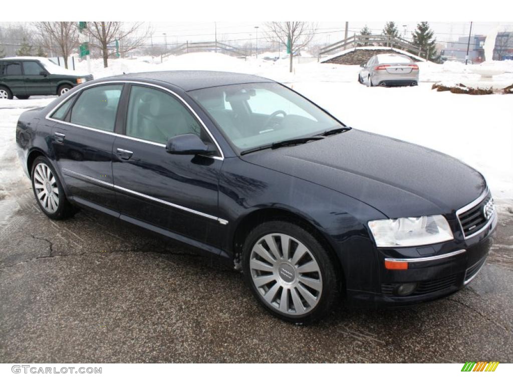 Night Blue Pearl 2005 Audi A8 4.2 quattro Exterior Photo #44991510