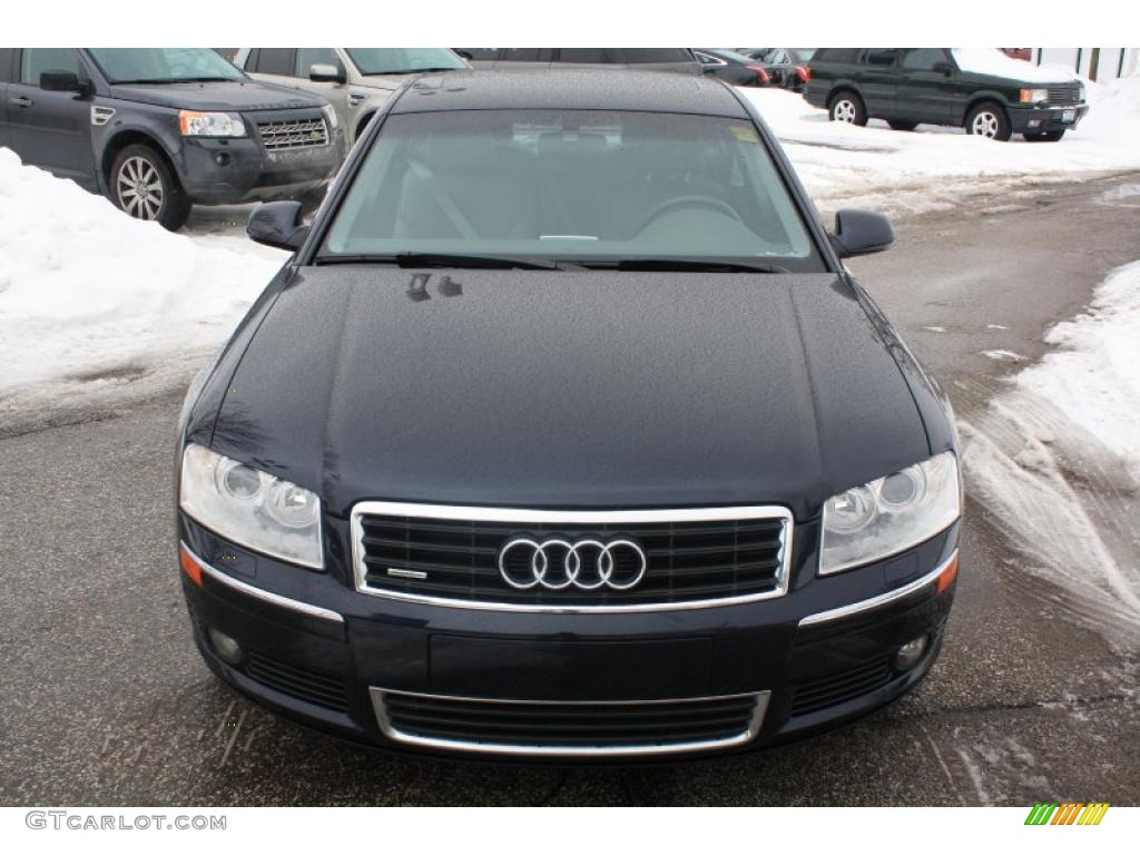2005 A8 4.2 quattro - Night Blue Pearl / Beige photo #8