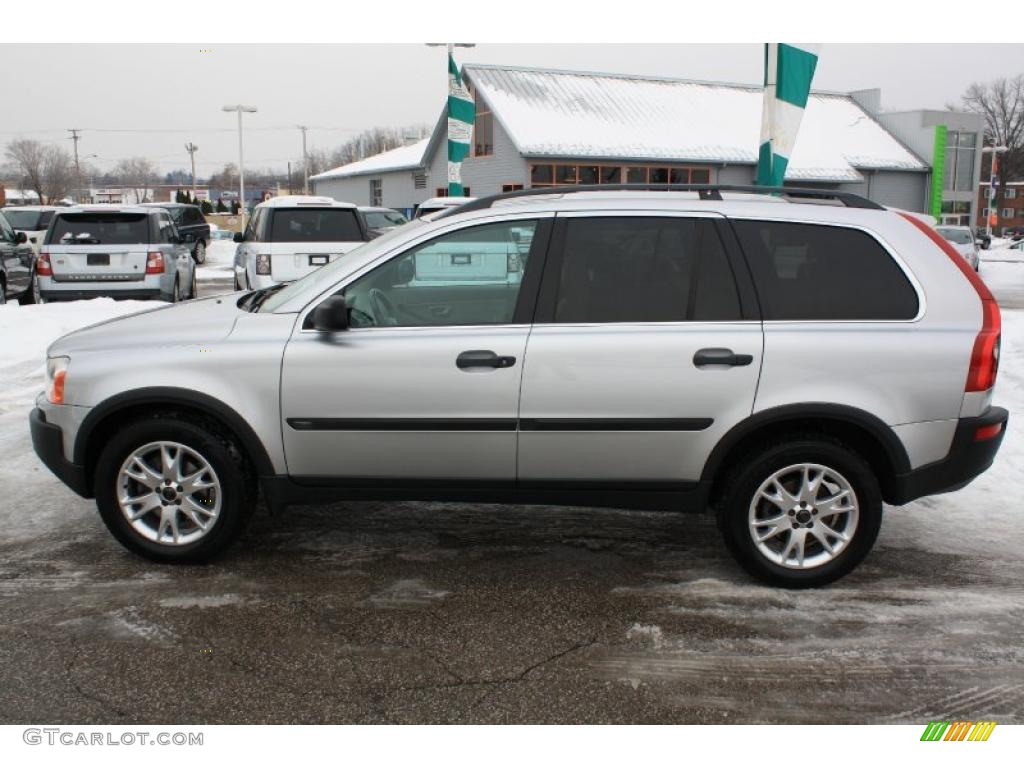 2004 XC90 T6 AWD - Silver Metallic / Taupe photo #2