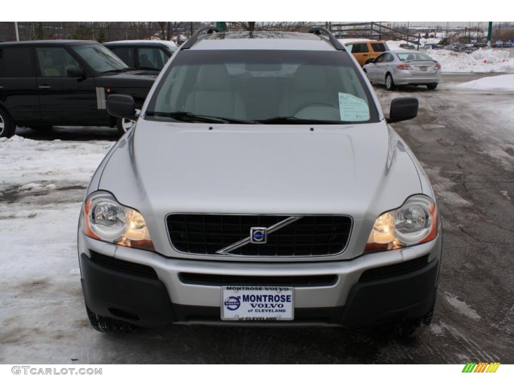 2004 XC90 T6 AWD - Silver Metallic / Taupe photo #8