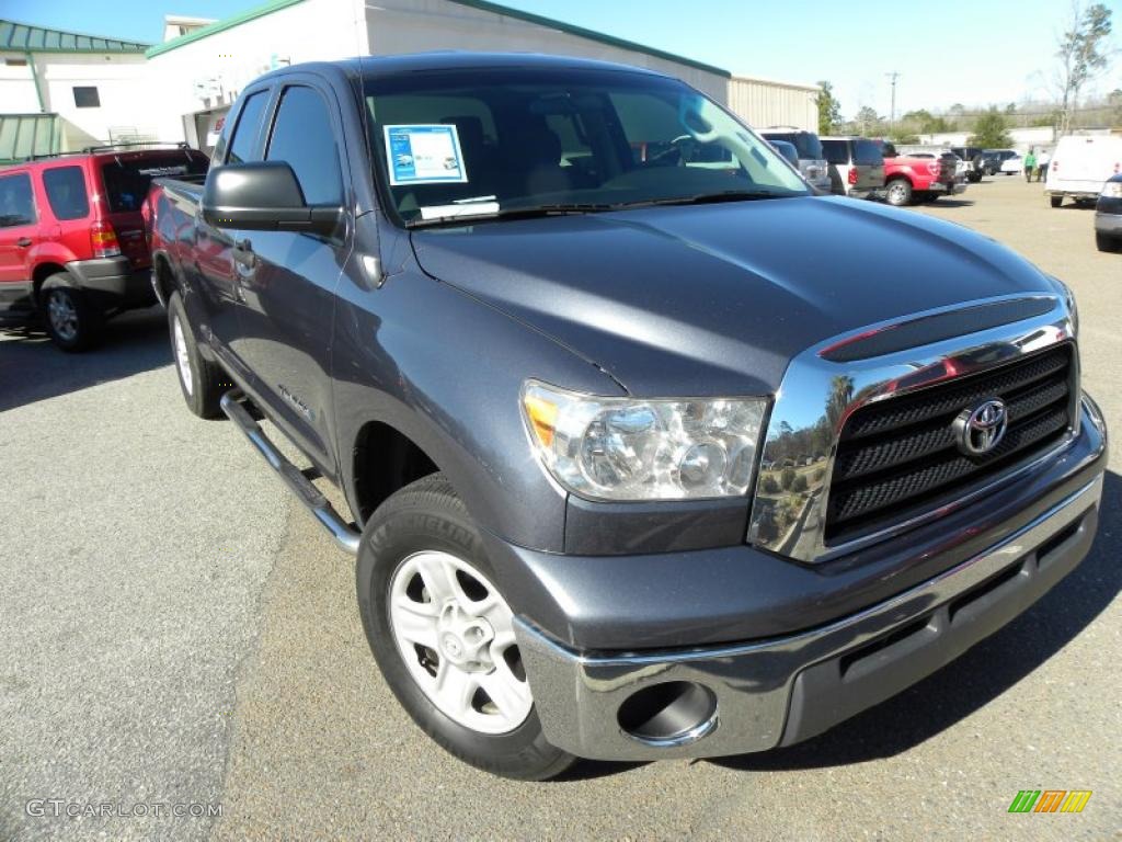 2008 Tundra SR5 Double Cab - Slate Gray Metallic / Graphite Gray photo #1