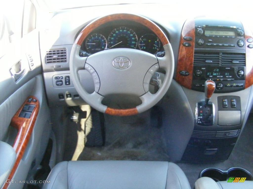 2008 Toyota Sienna Limited AWD Stone Dashboard Photo #44993802