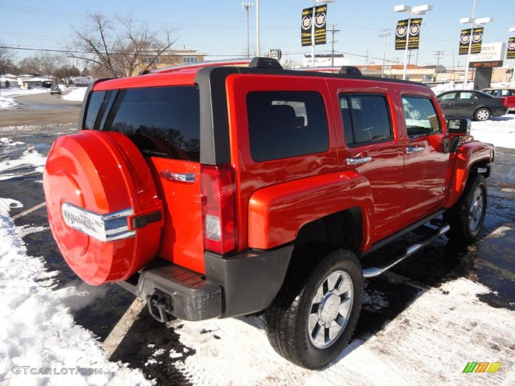 Victory Red 2008 Hummer H3 X Exterior Photo #44995834