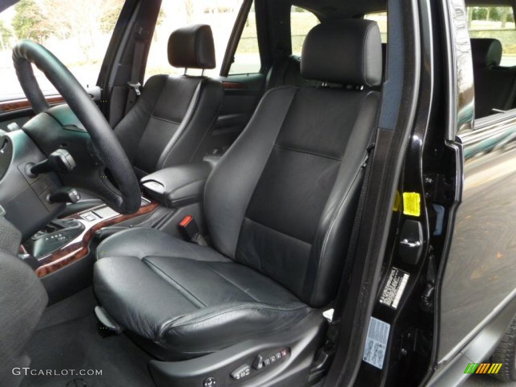 Black Interior 2006 BMW X5 4.4i Photo #44999818