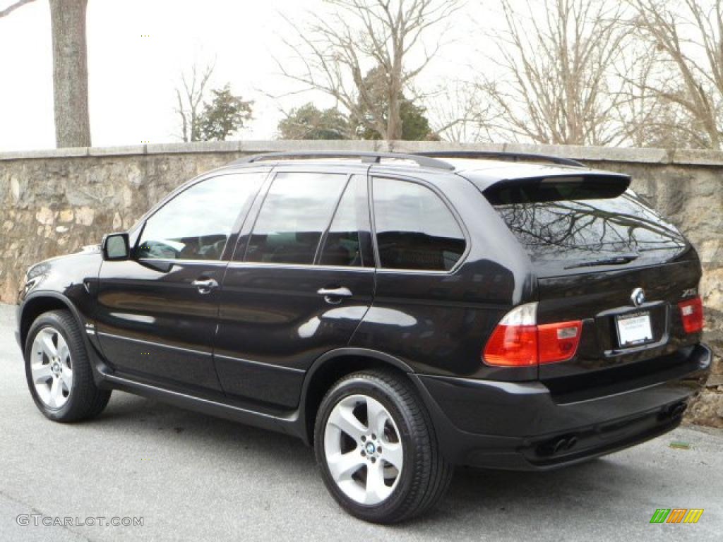 2006 X5 4.4i - Black Sapphire Metallic / Black photo #15