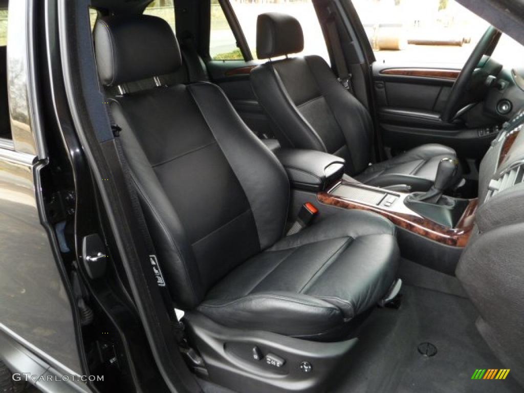 Black Interior 2006 BMW X5 4.4i Photo #44999978