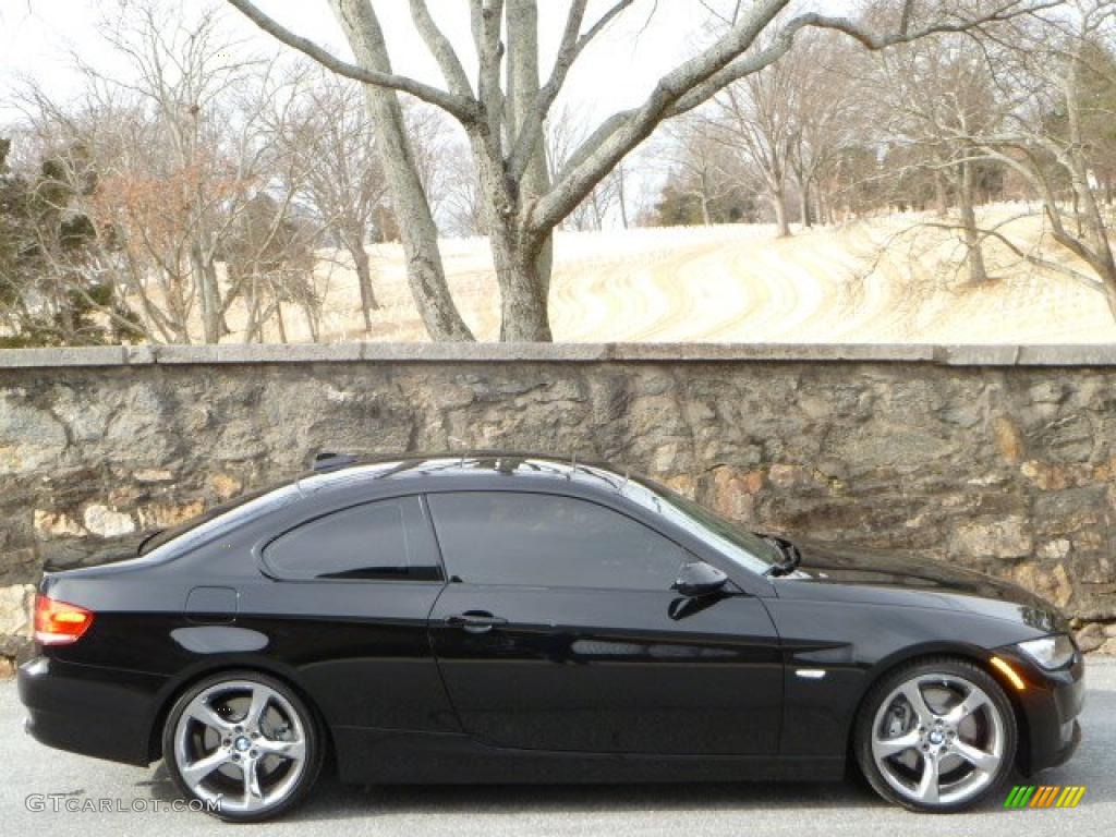 Jet Black 2009 BMW 3 Series 335i Coupe Exterior Photo #45000066