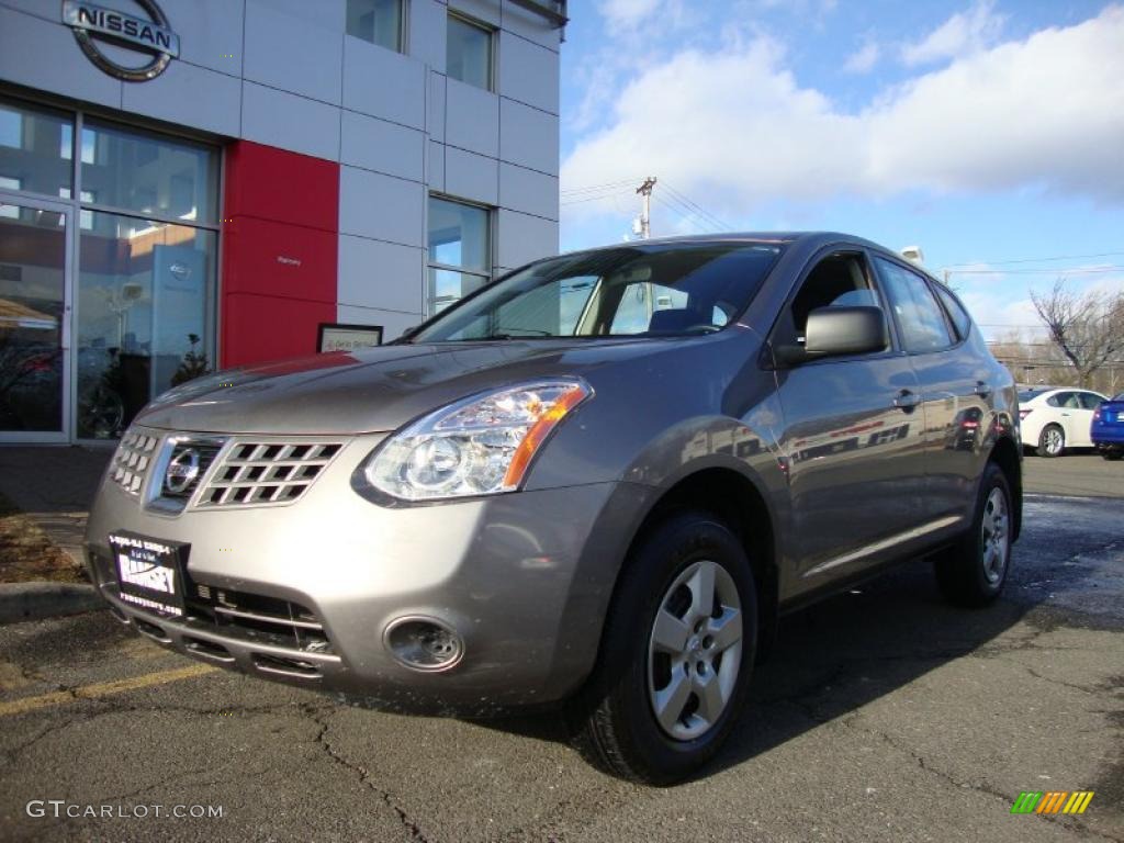 2008 Rogue S AWD - Gotham Gray Metallic / Black photo #1