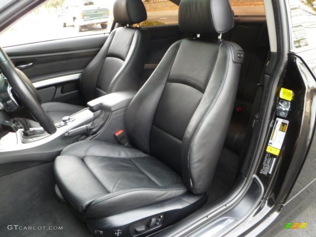 Black Interior 2009 BMW 3 Series 335i Coupe Photo #45000134