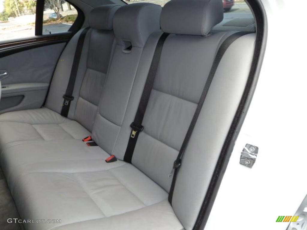 Grey Interior 2008 BMW 5 Series 535i Sedan Photo #45000534