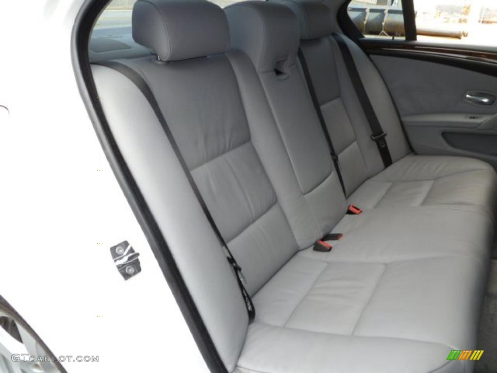 Grey Interior 2008 BMW 5 Series 535i Sedan Photo #45000738