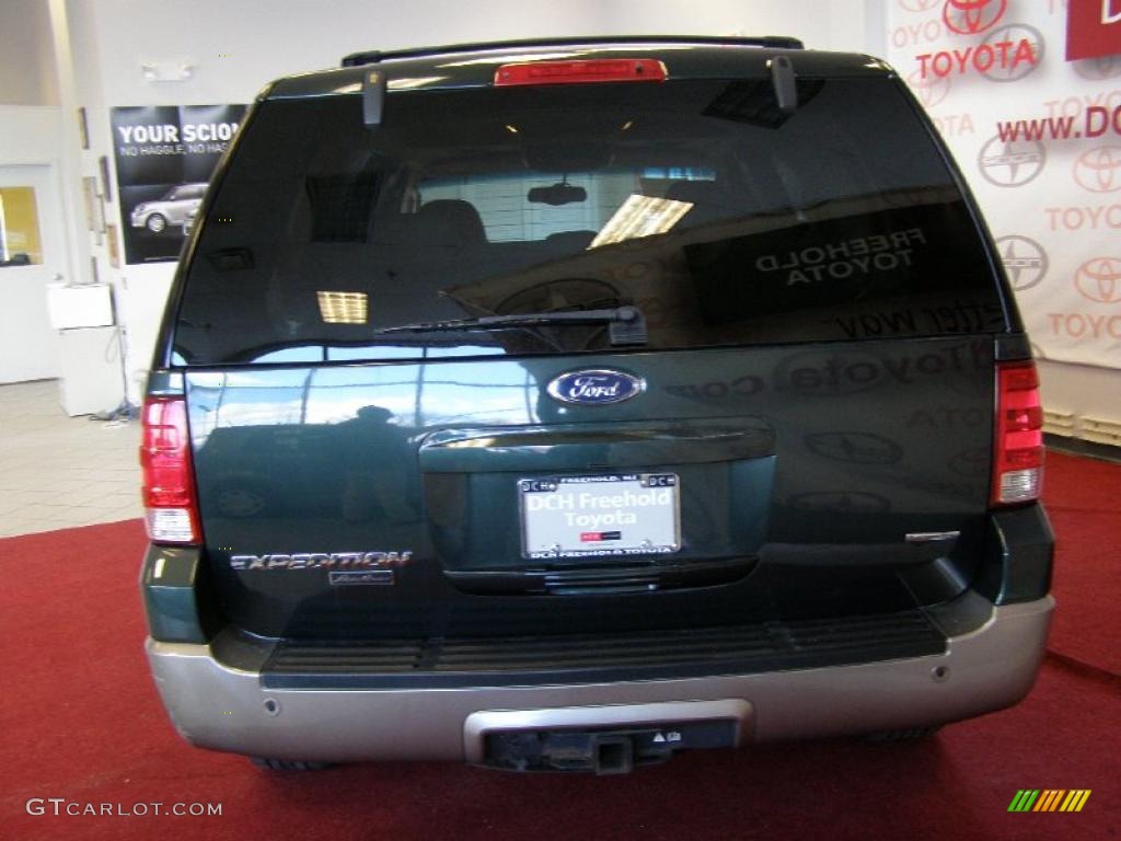 2003 Expedition Eddie Bauer 4x4 - Estate Green Metallic / Medium Parchment photo #22