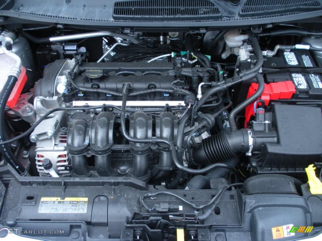 2011 Ford Fiesta S Sedan 1.6 Liter DOHC 16-Valve Ti-VCT Duratec 4 Cylinder Engine Photo #45001662