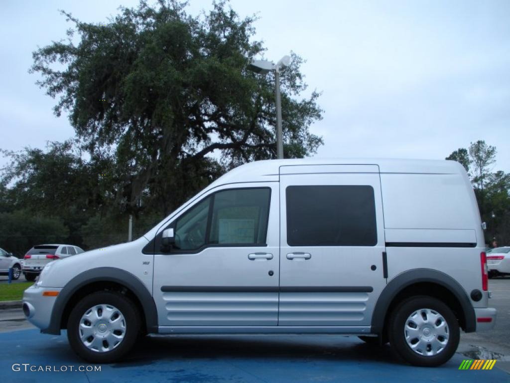 Silver Metallic 2011 Ford Transit Connect XLT Passenger Wagon Exterior Photo #45002000