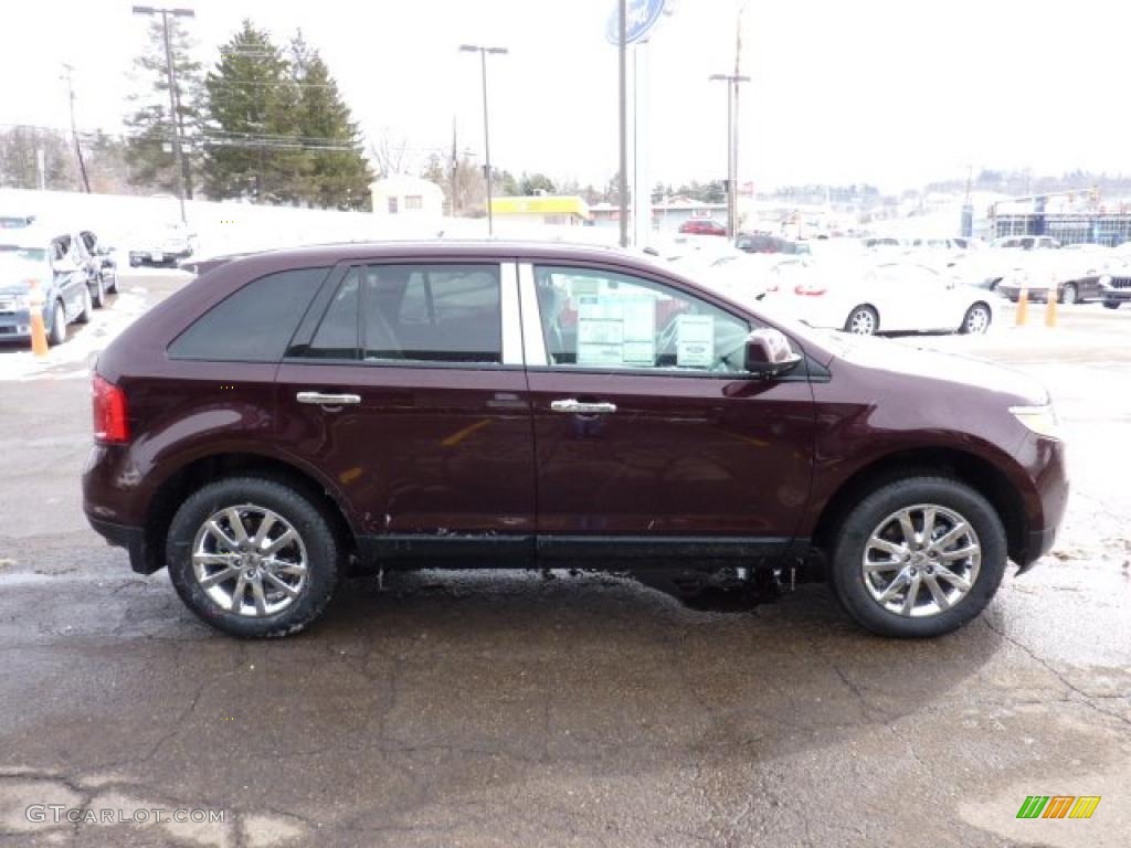 Bordeaux Reserve Red Metallic 2011 Ford Edge SEL AWD Exterior Photo #45006948
