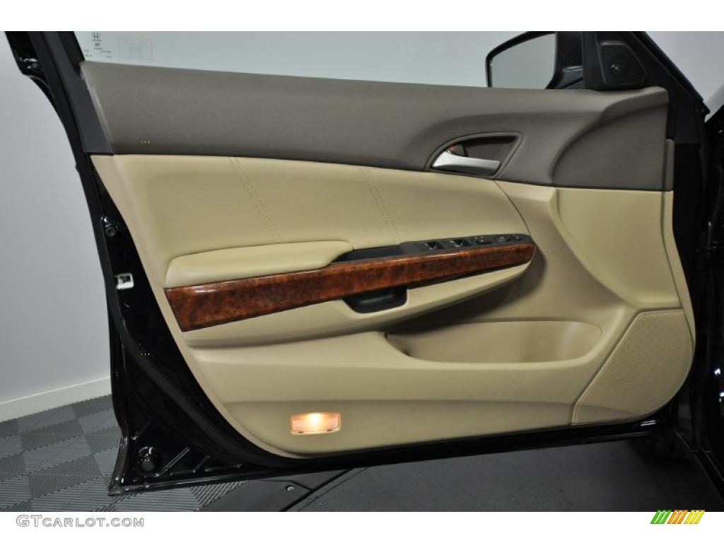 2008 Honda Accord EX-L Sedan Ivory Door Panel Photo #45007124