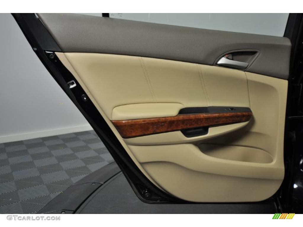 2008 Honda Accord EX-L Sedan Ivory Door Panel Photo #45007184