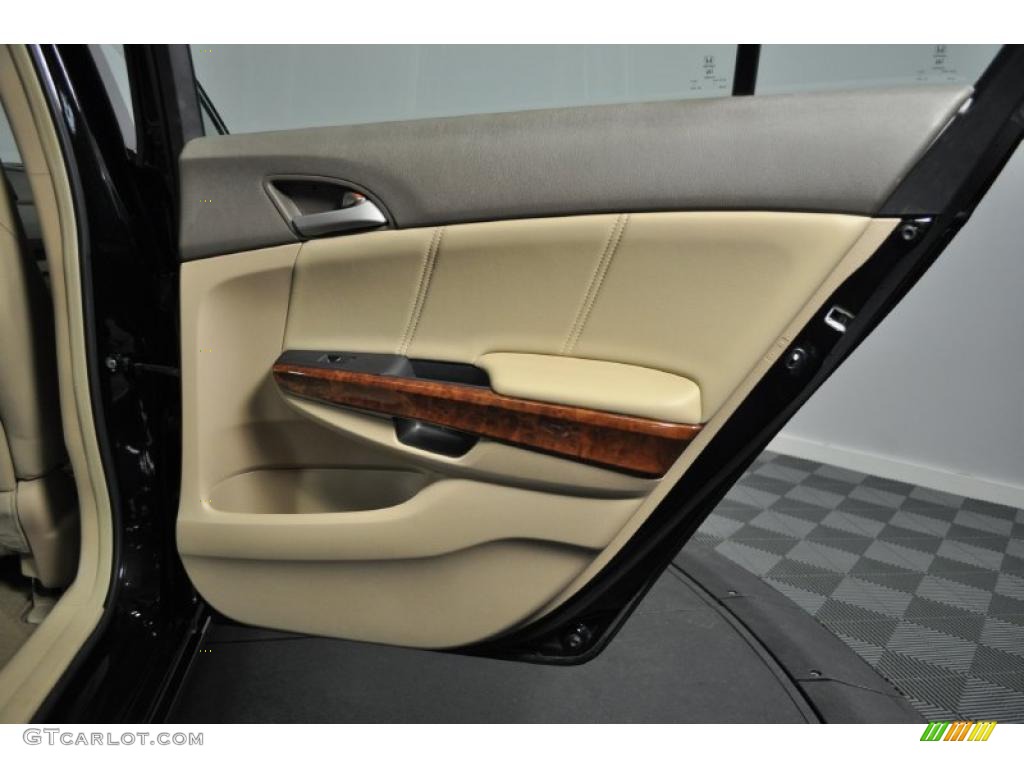 2008 Honda Accord EX-L Sedan Ivory Door Panel Photo #45007244