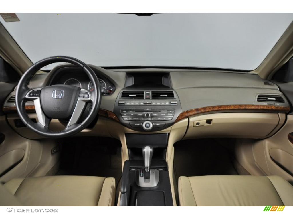 2008 Honda Accord EX-L Sedan Ivory Dashboard Photo #45007352