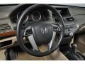 Ivory 2008 Honda Accord EX-L Sedan Steering Wheel