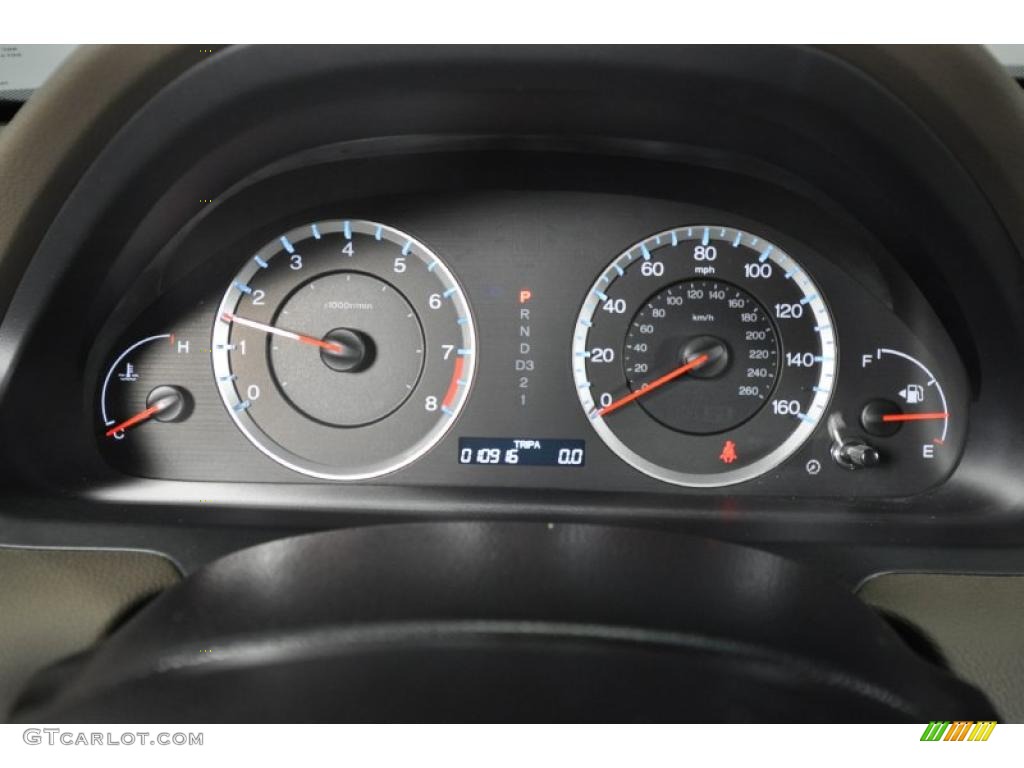 2008 Honda Accord EX-L Sedan Gauges Photo #45007400
