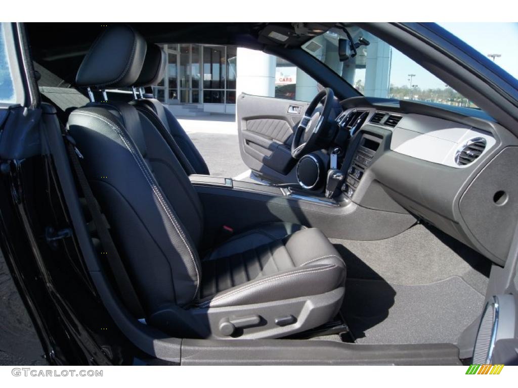 2011 Mustang GT Premium Convertible - Ebony Black / Charcoal Black photo #13