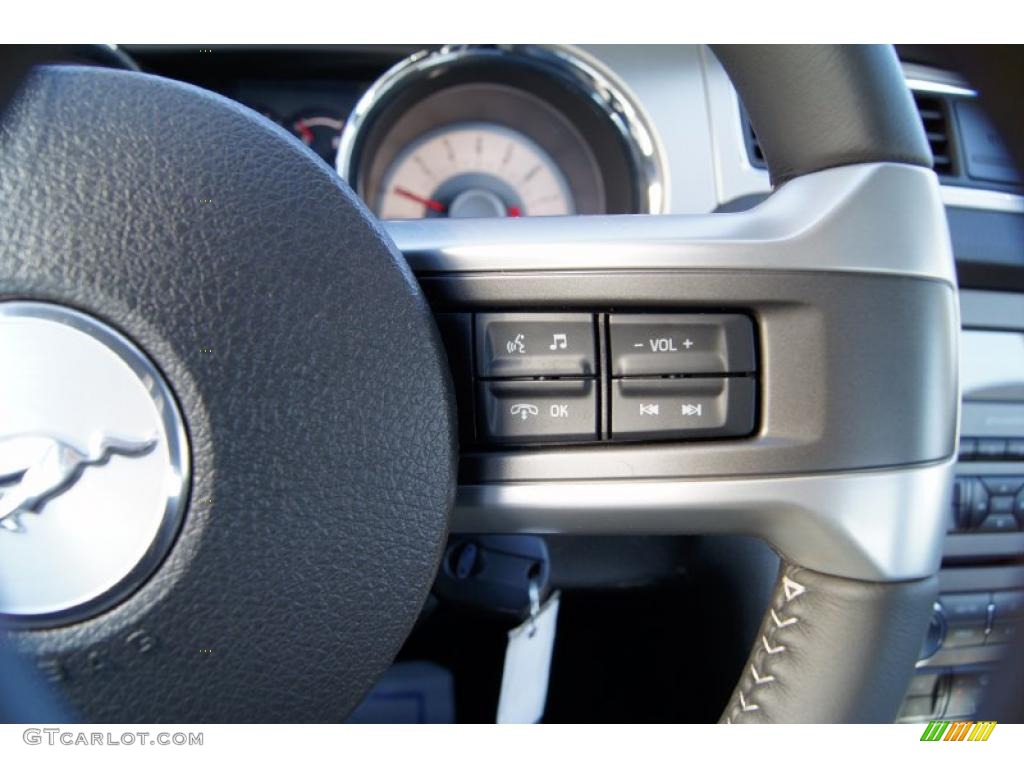 2011 Mustang GT Premium Convertible - Ebony Black / Charcoal Black photo #23