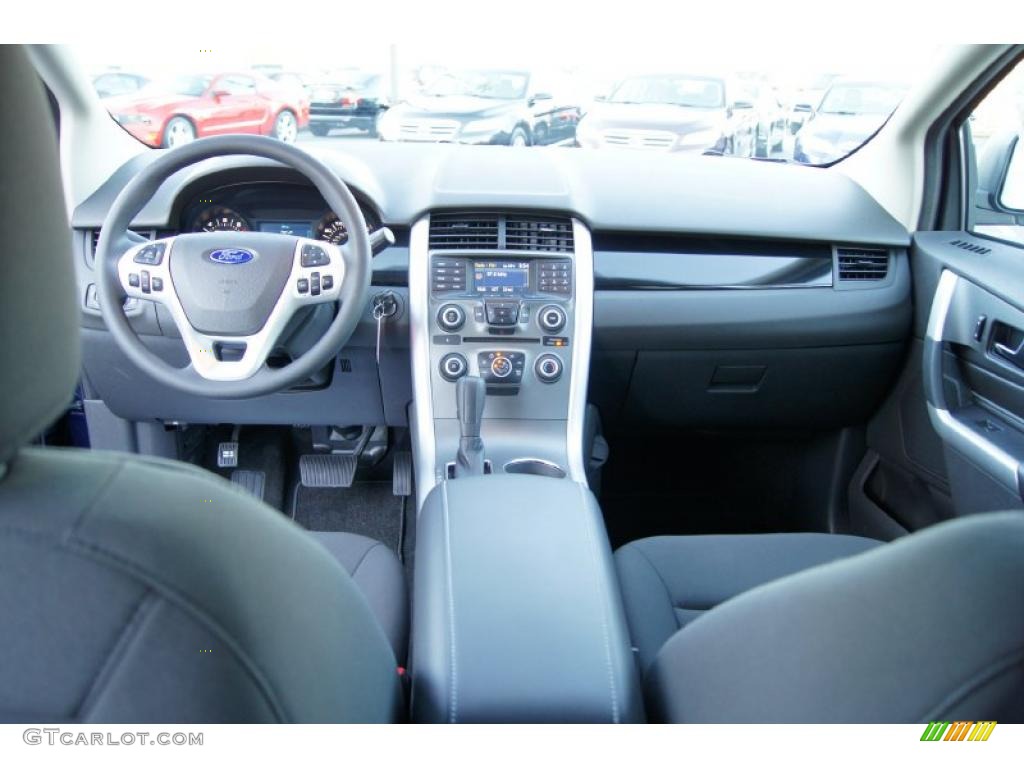 2011 Ford Edge SE Charcoal Black Dashboard Photo #45007900