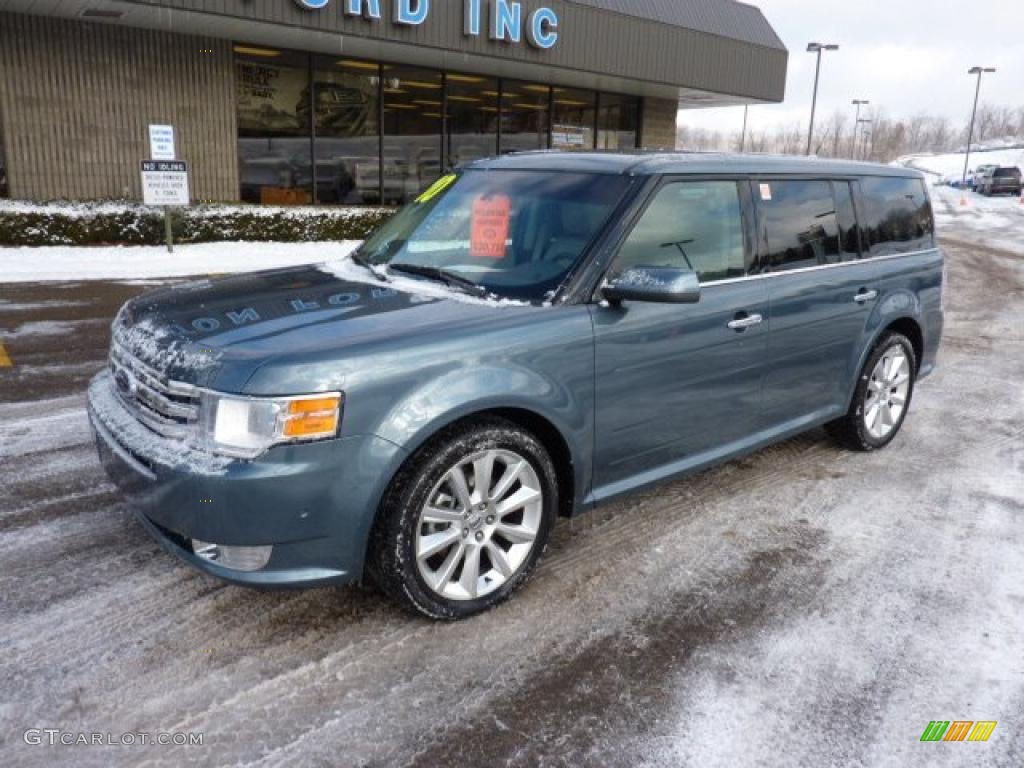 Steel Blue Metallic 2010 Ford Flex SEL EcoBoost AWD Exterior Photo #45008481