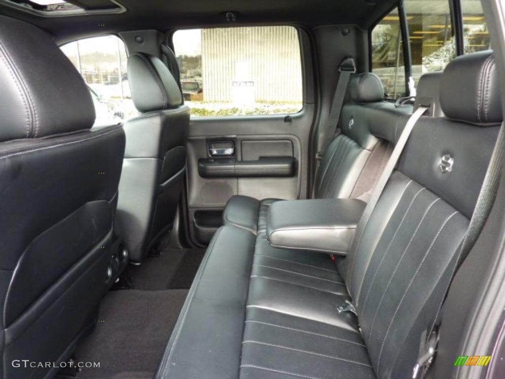 Black Interior 2007 Ford F150 Harley-Davidson SuperCrew 4x4 Photo #45008989