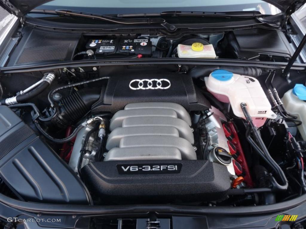 2007 Audi A4 3.2 Sedan 3.2 Liter DOHC 24-Valve VVT V6 Engine Photo #45009249