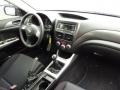 Carbon Black 2009 Subaru Impreza WRX Sedan Interior Color
