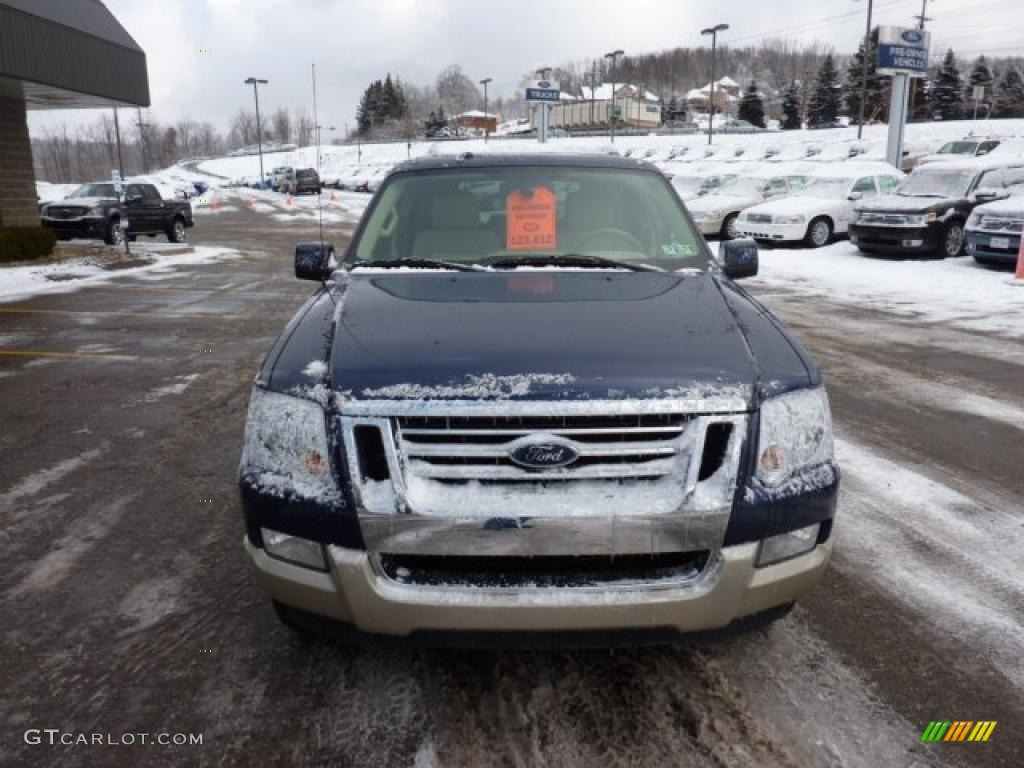 2008 Explorer Eddie Bauer 4x4 - Dark Blue Pearl Metallic / Camel photo #6