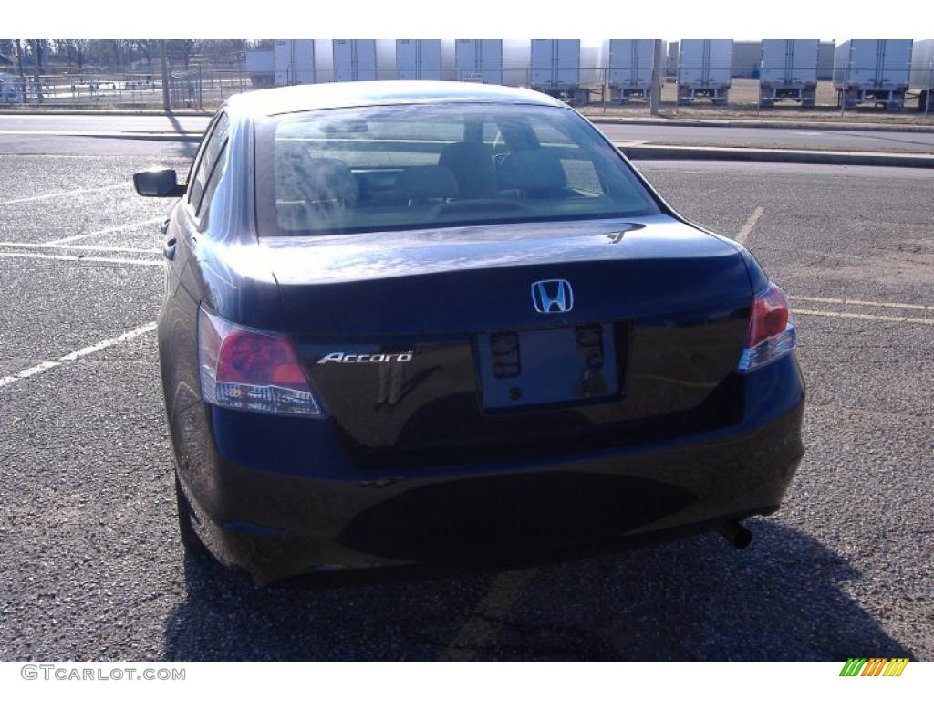 2008 Accord LX Sedan - Nighthawk Black Pearl / Ivory photo #4