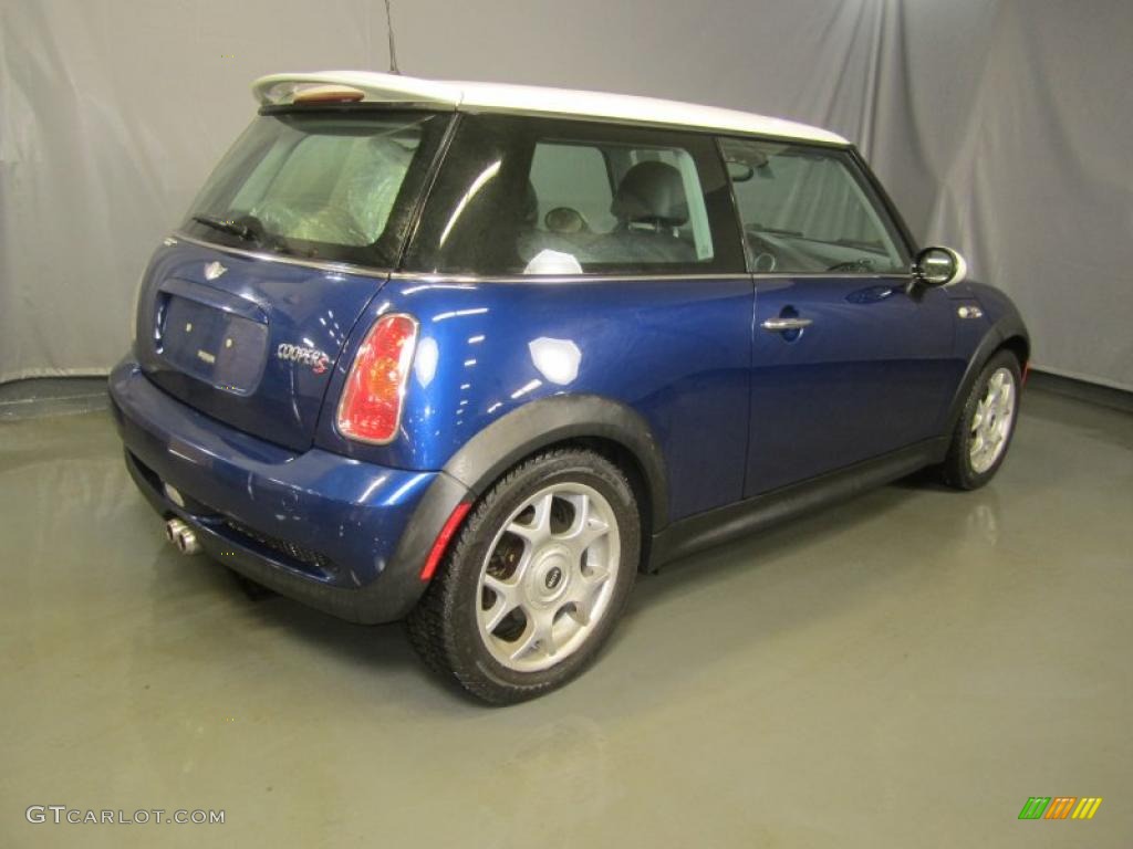 2004 Cooper S Hardtop - Indi Blue Metallic / Panther Black photo #10